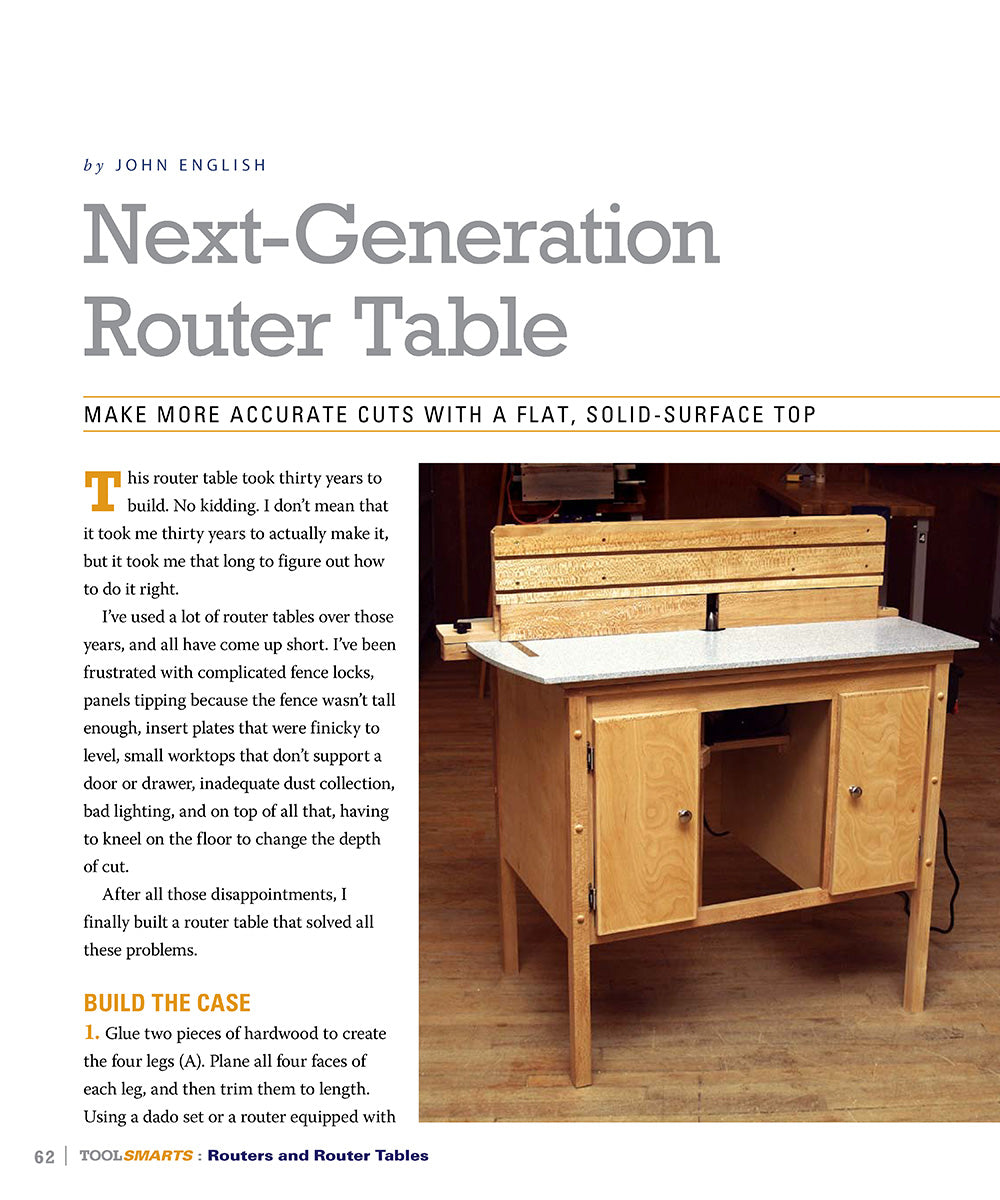 Routers and Router Tables (AW) – Fox Chapel Publishing Co.