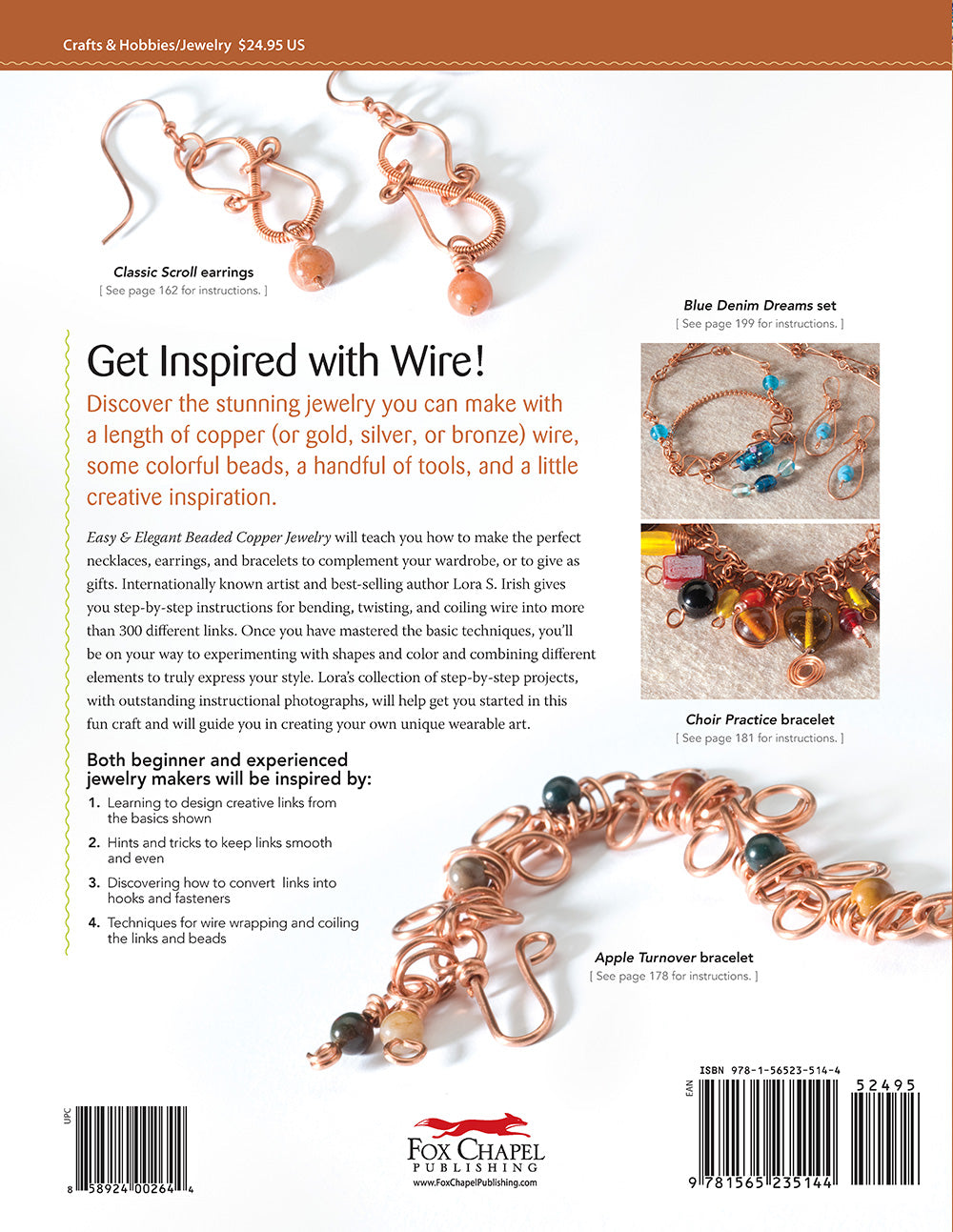 Easy & Elegant Beaded Copper Jewelry - Fox Chapel Publishing Co.