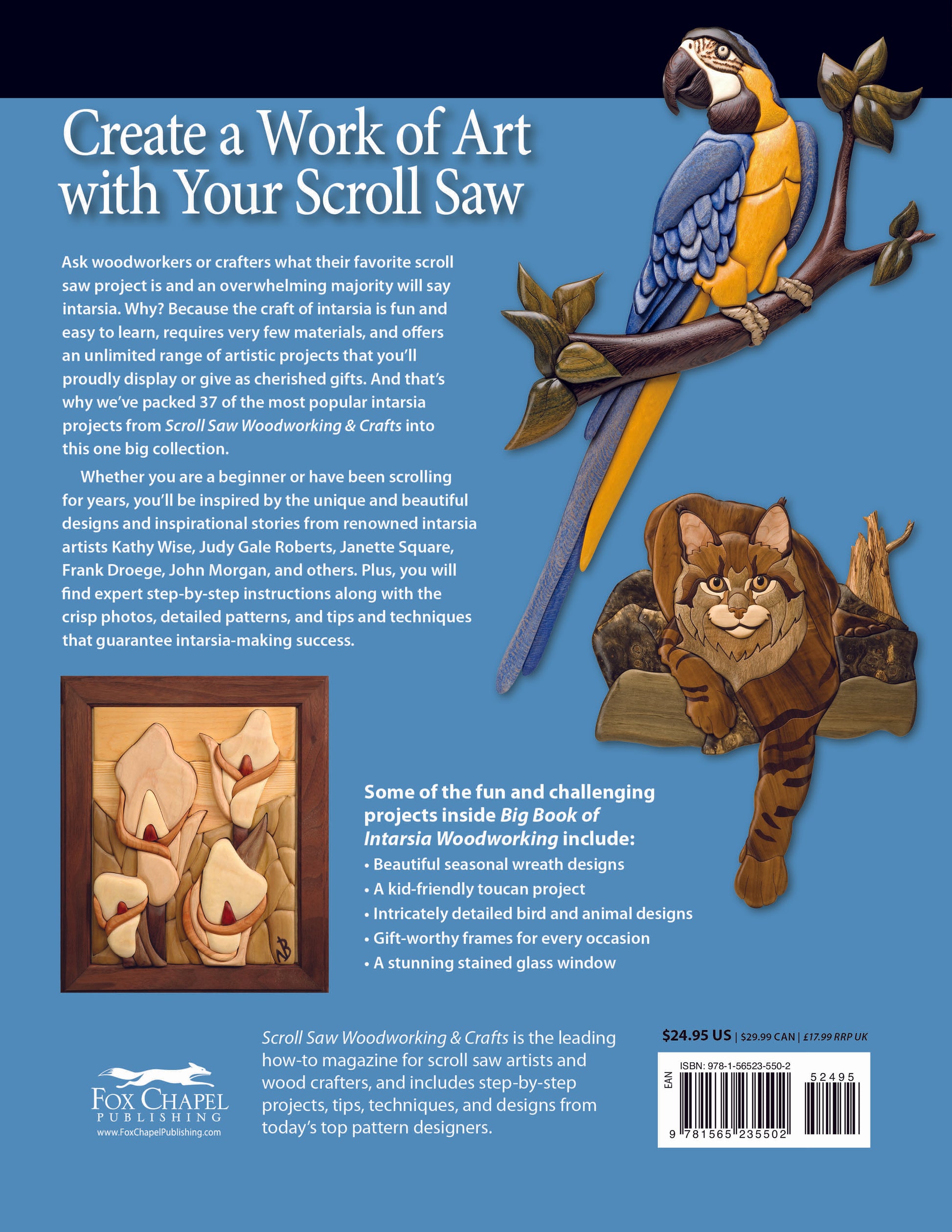 Big Book of Intarsia Woodworking - Fox Chapel Publishing Co.
