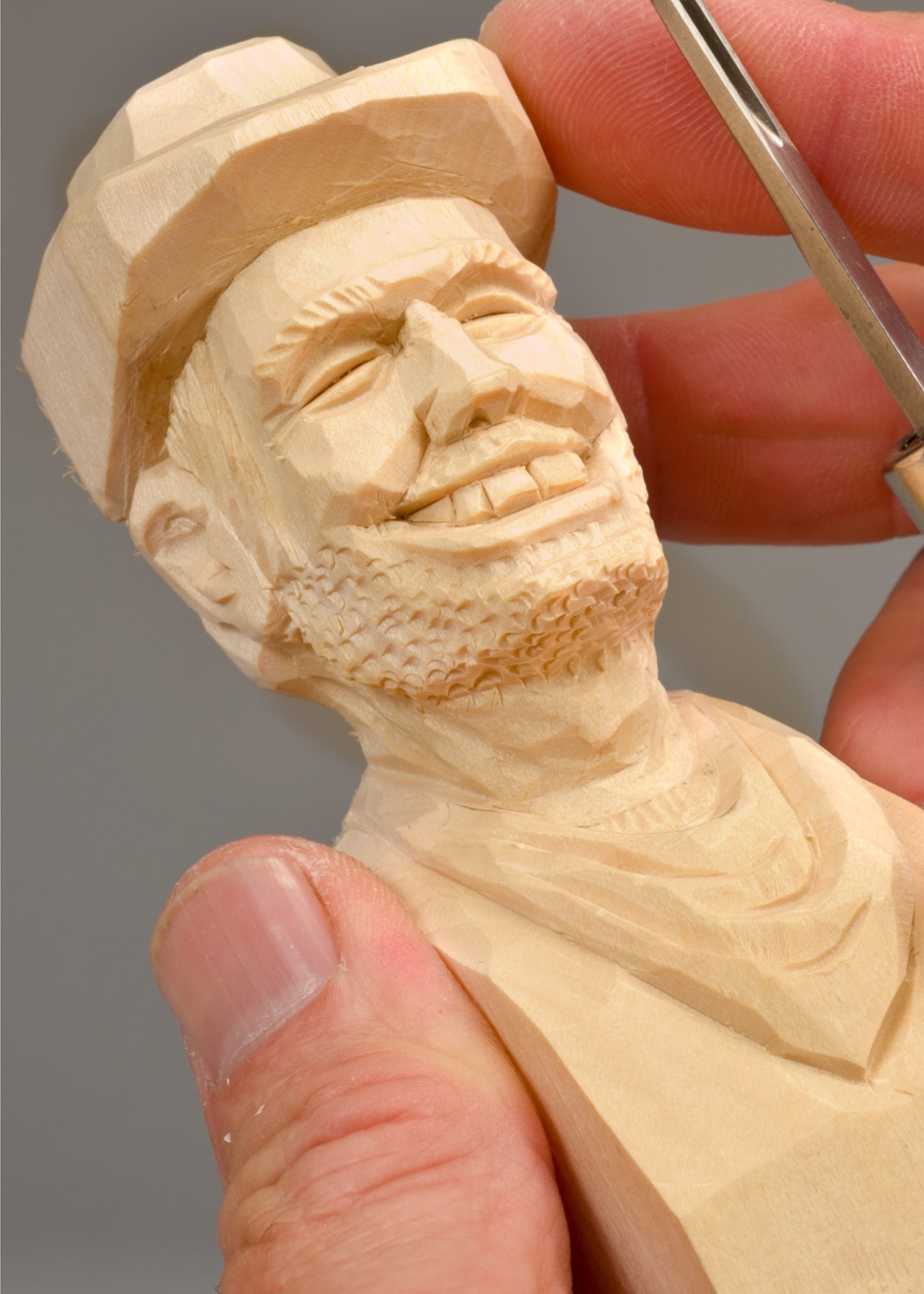 Cowboy Study Stick Kit (Learn to Carve Faces with Harold Enlow)