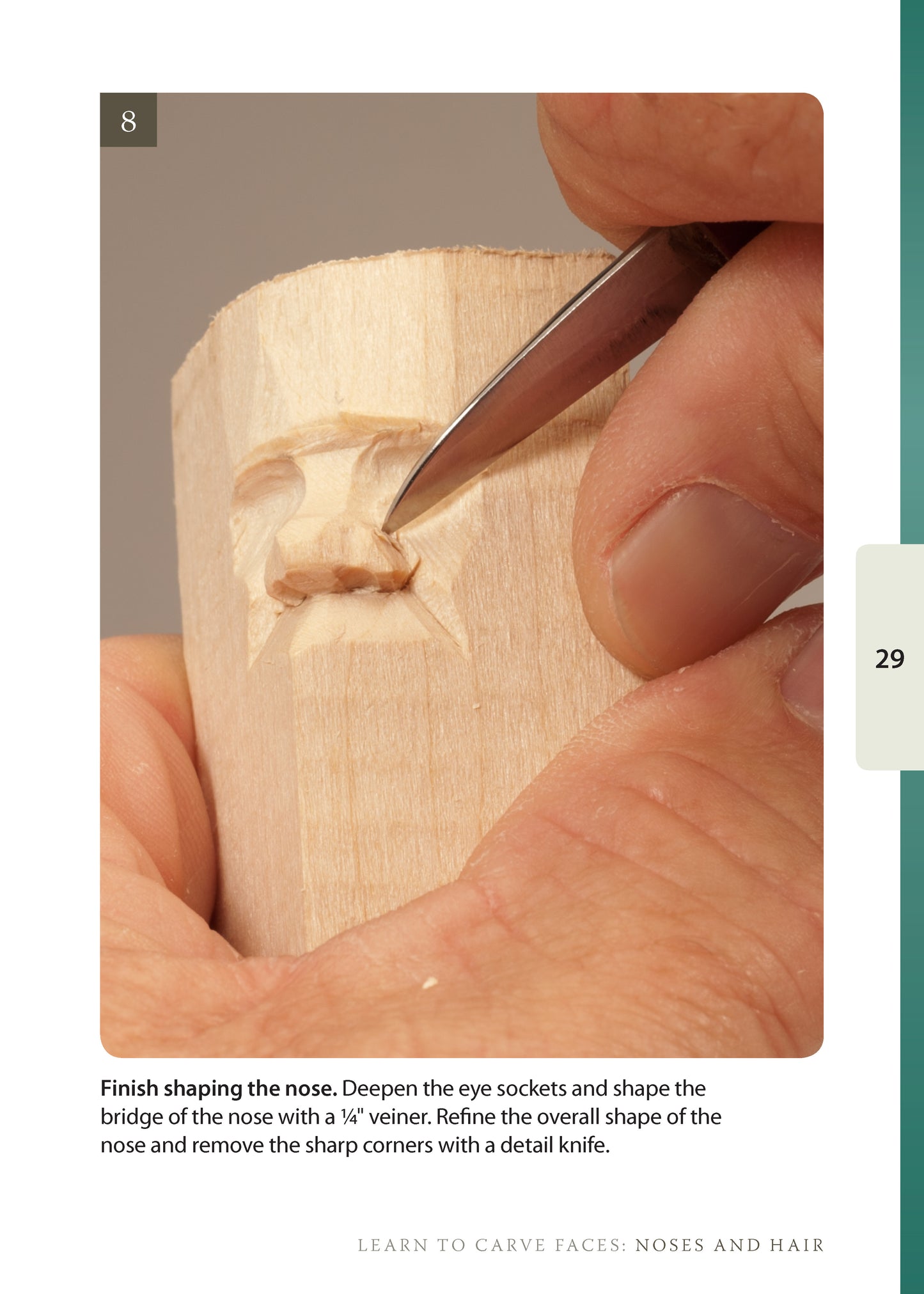 Noses and Hair Study Stick Kit (Learn to Carve Faces with Harold Enlow)