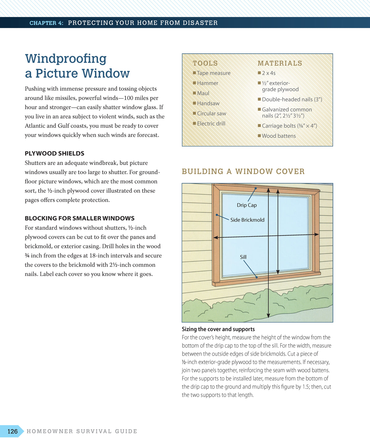 Weatherproofing