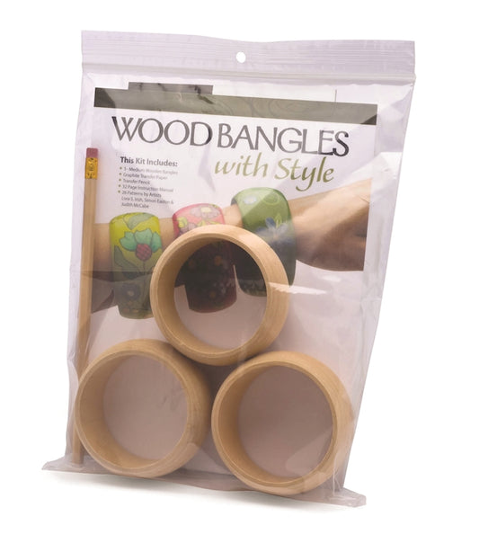 Wood Bangles with Style Kit