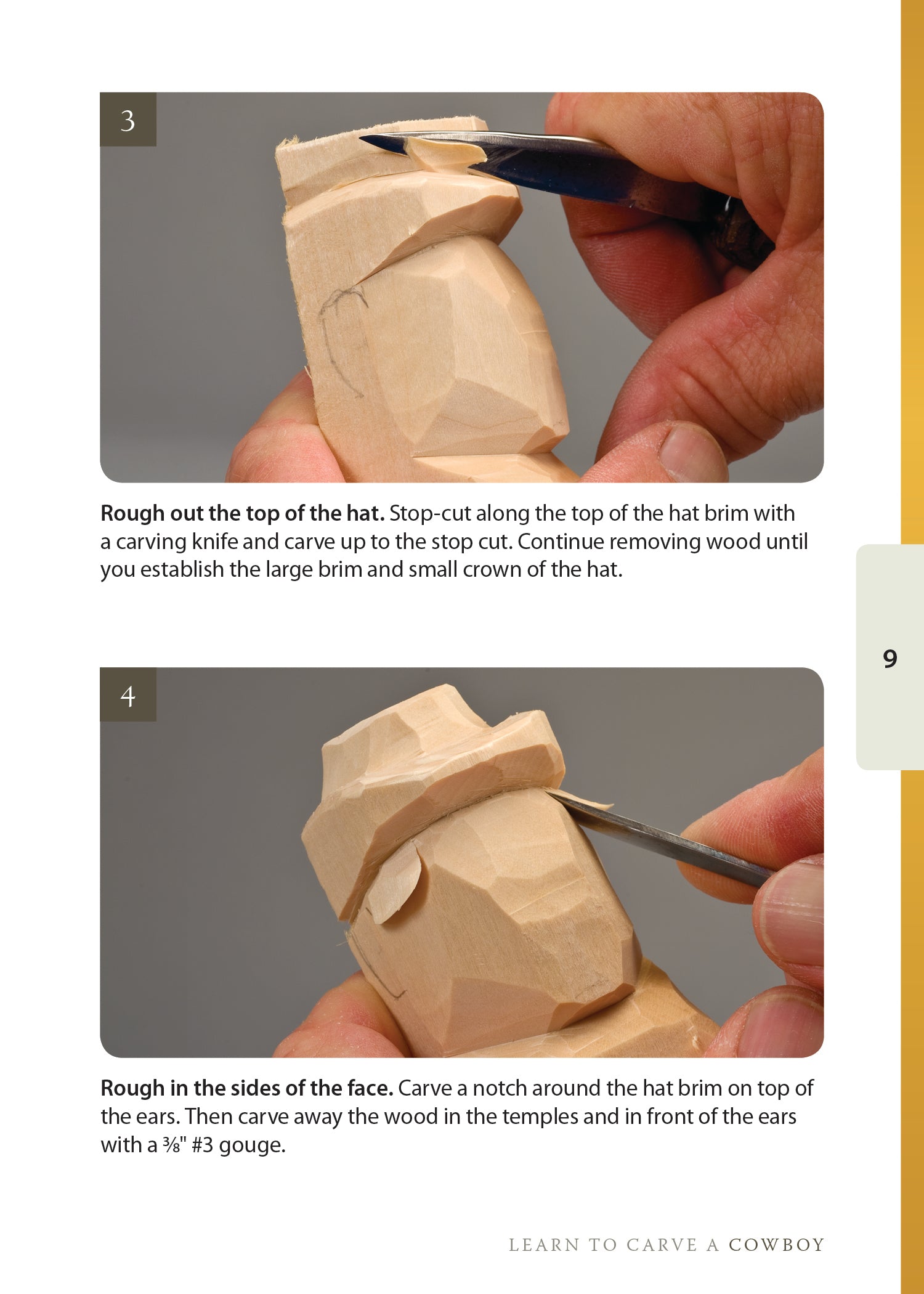 Learn to Carve a Cowboy (Booklet) - Fox Chapel Publishing Co.