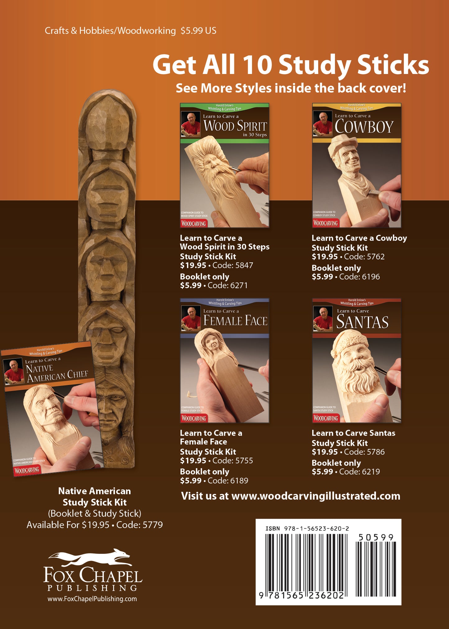 Learn to Carve a Native American Chief (Booklet)
