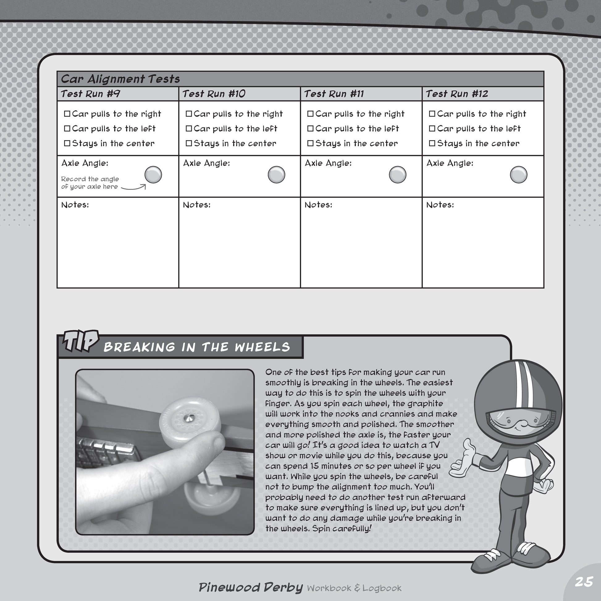 Pinewood Derby Workbook & Logbook - Fox Chapel Publishing Co.