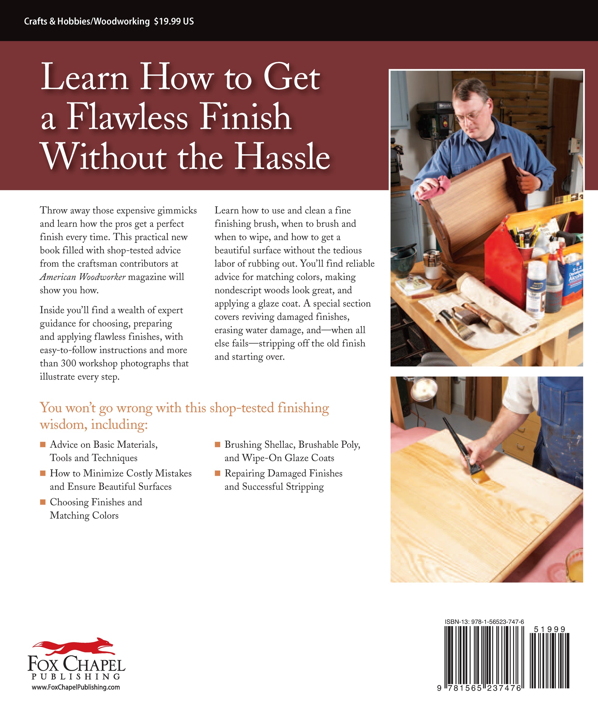 No-Fuss Wood Finishing - Fox Chapel Publishing Co.