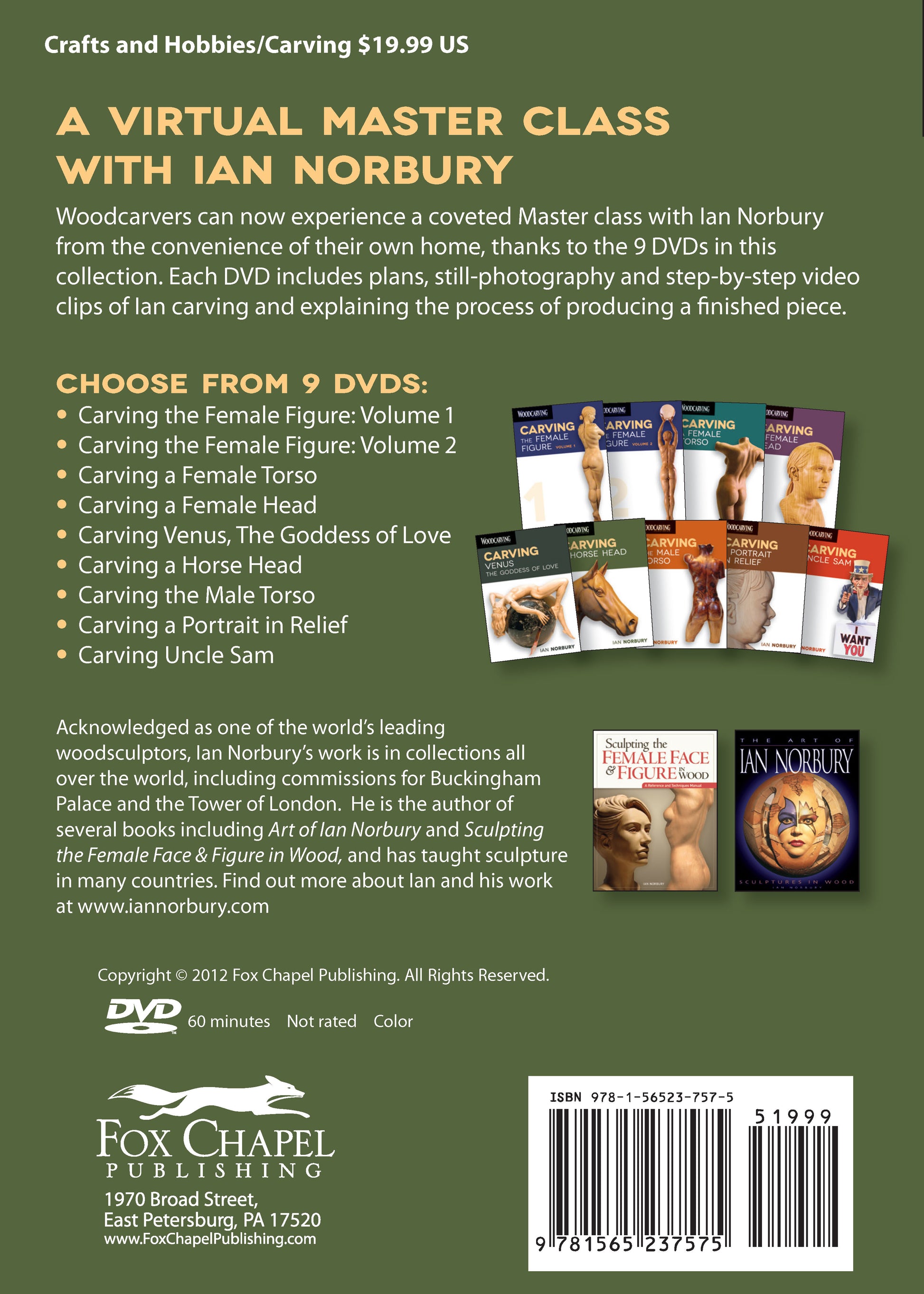 Carving a Horse Head DVD - Fox Chapel Publishing Co.