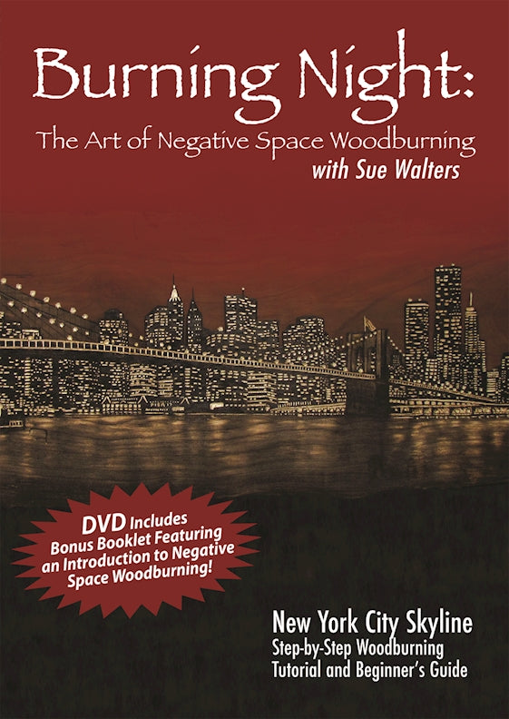 Burning Night: The Art of Negative Space Woodburning (DVD)