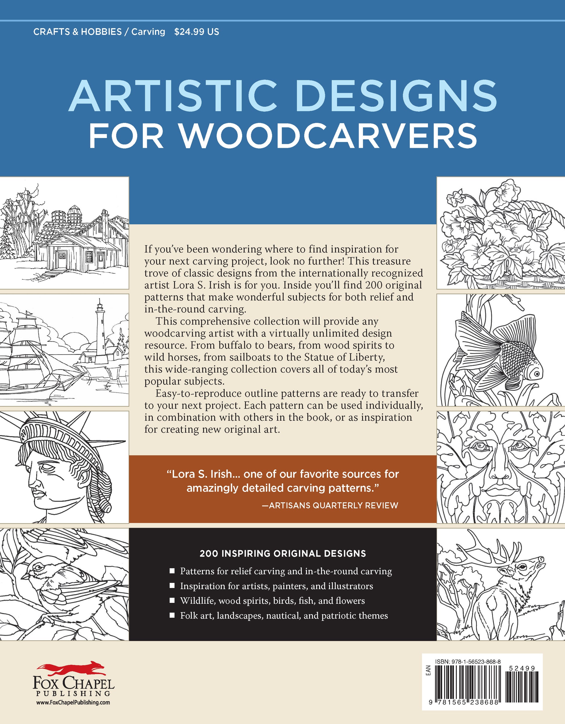 Great Book of Carving Patterns - Fox Chapel Publishing Co.