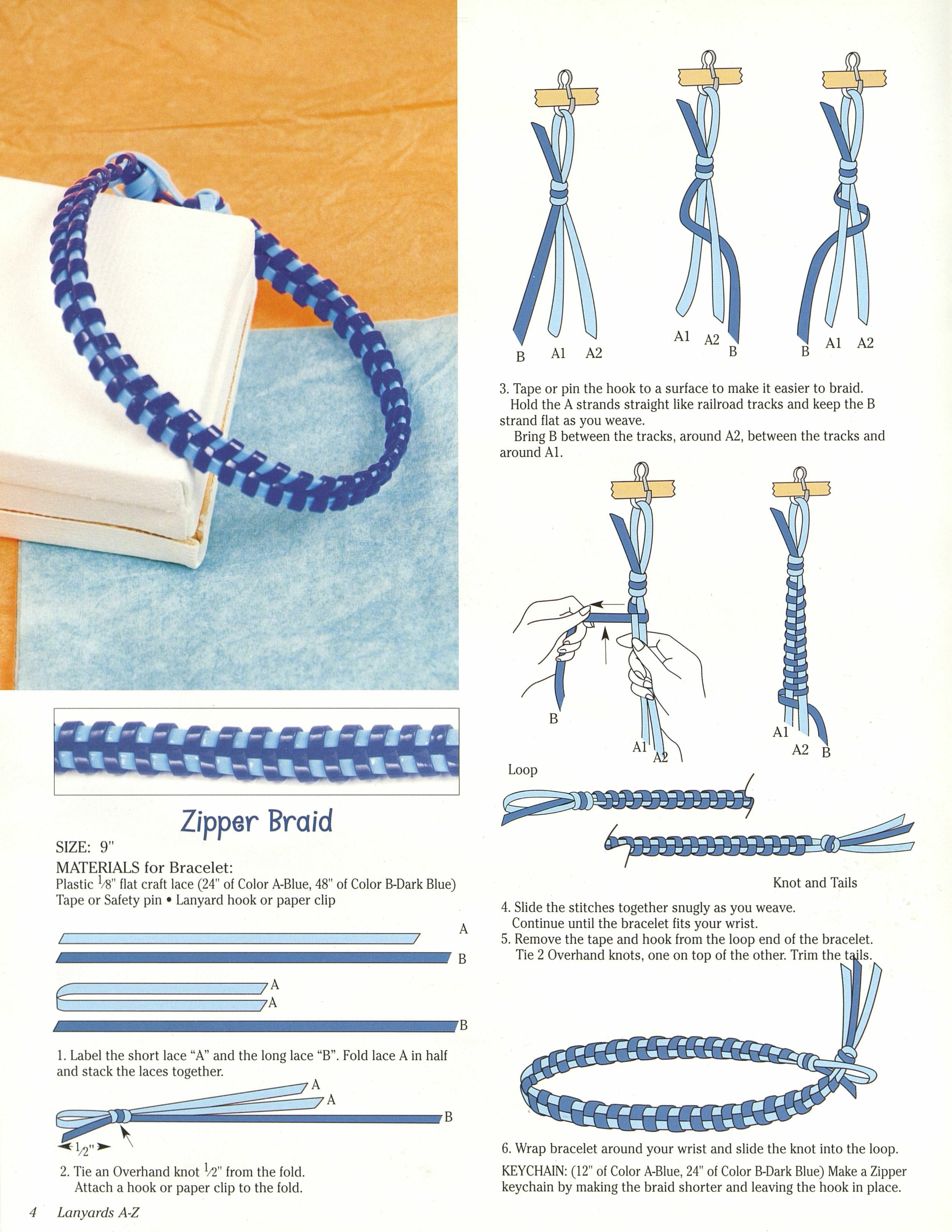 The Little Book of Plastic Lace Crafts: A Step-by-Step Guide to Making Lanyards, Key Chains, Bracelets, and Other Crafts with Boondoggle, Scoubidou, Gimp, and Plastic Lace [Book]