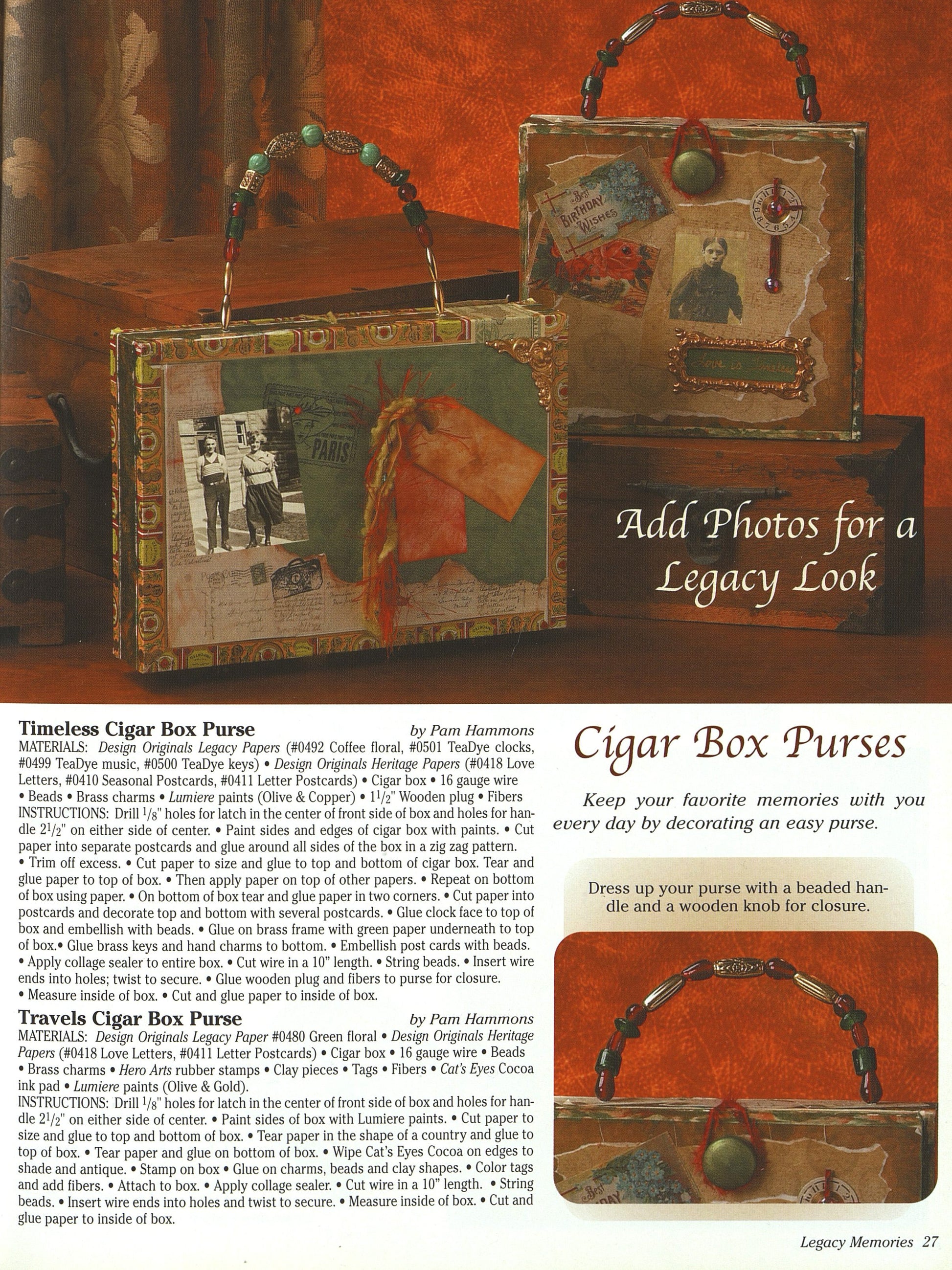 Legacy: Memories, Memorabilia, Journals - Fox Chapel Publishing Co.