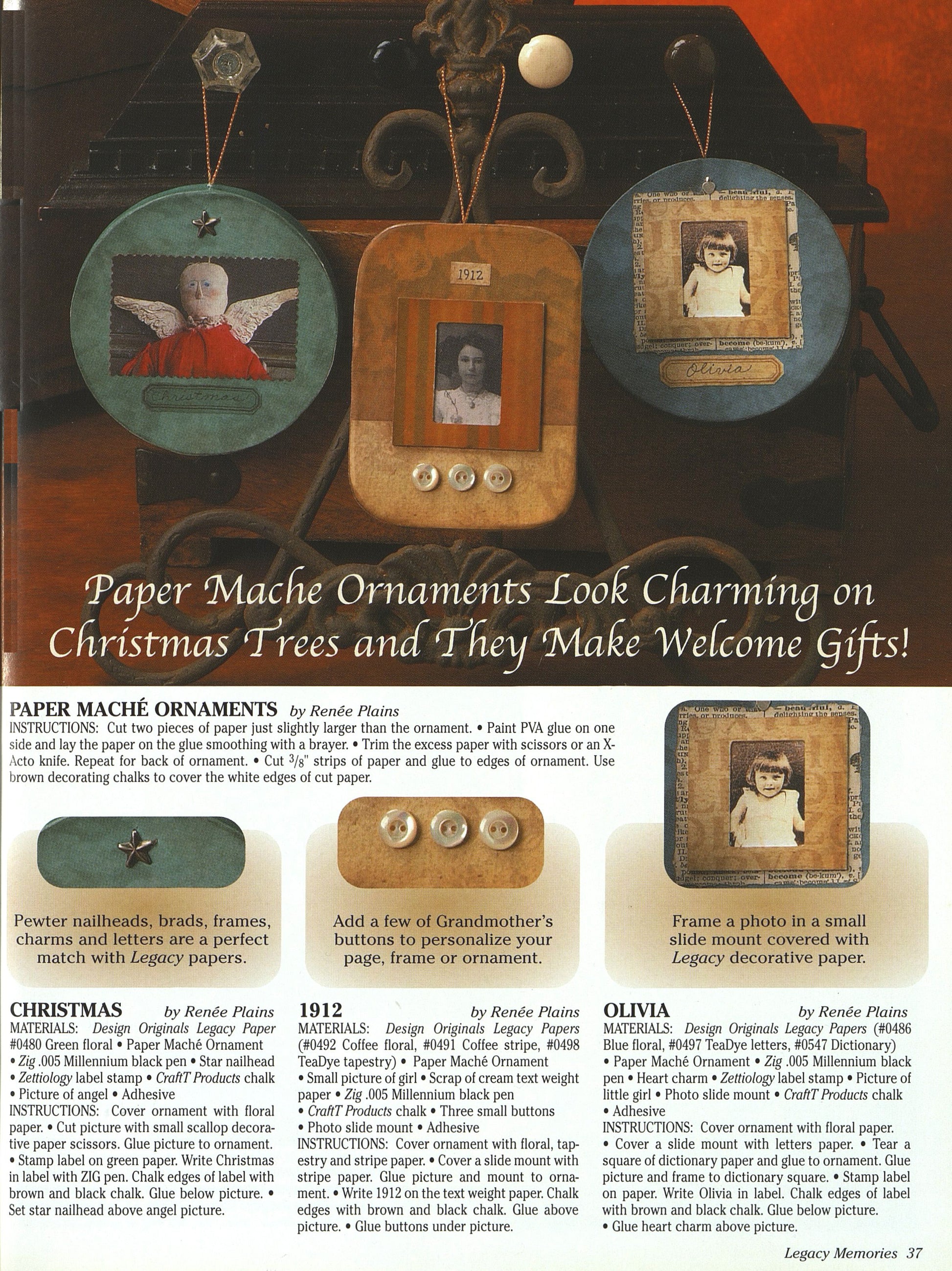 Legacy: Memories, Memorabilia, Journals - Fox Chapel Publishing Co.