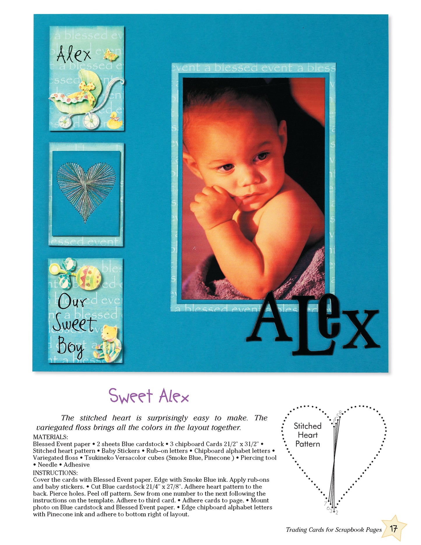 Trading Cards for Scrapbook Pages