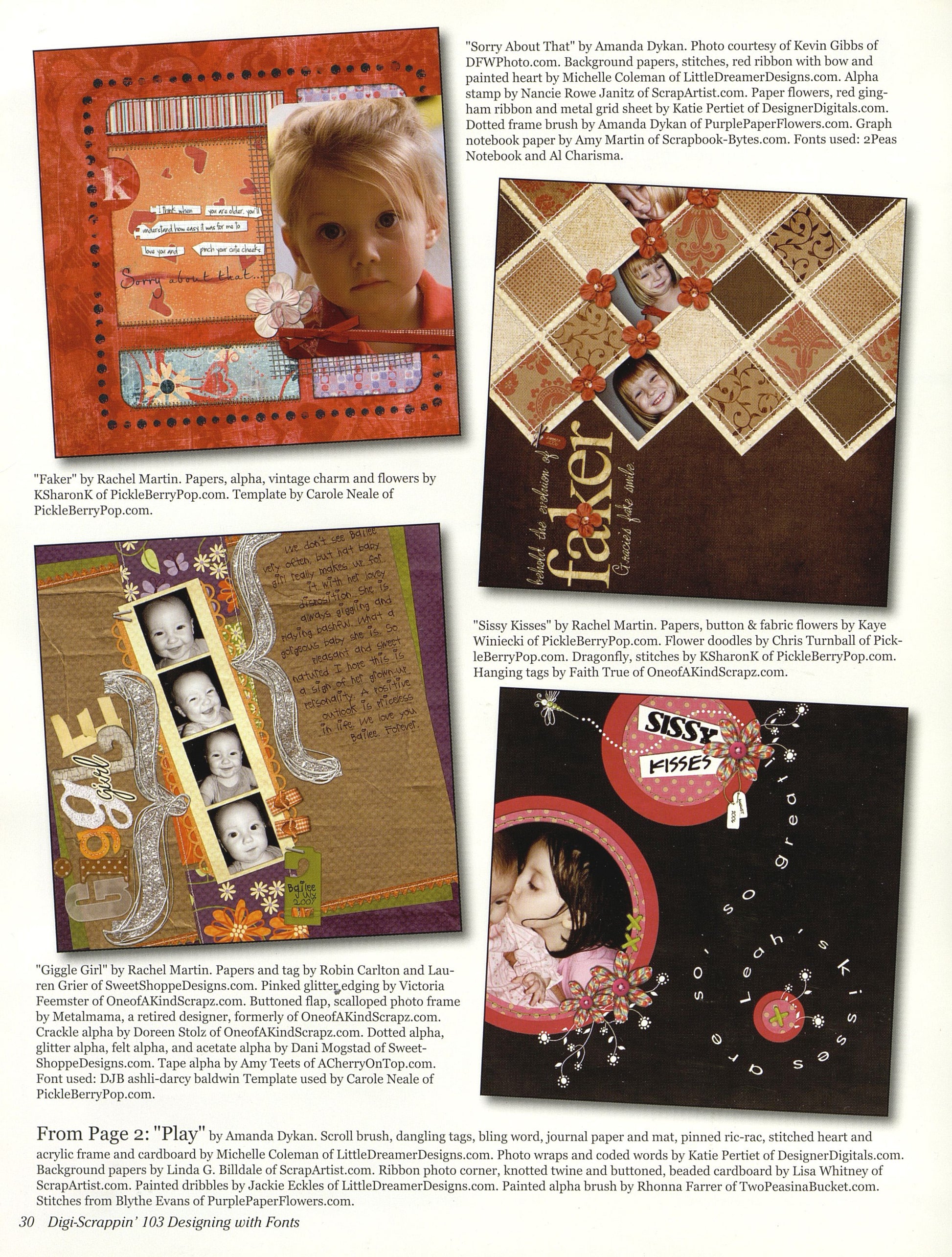 Digi-Scrappin' 103: Designing with Fonts CD - Fox Chapel Publishing Co.