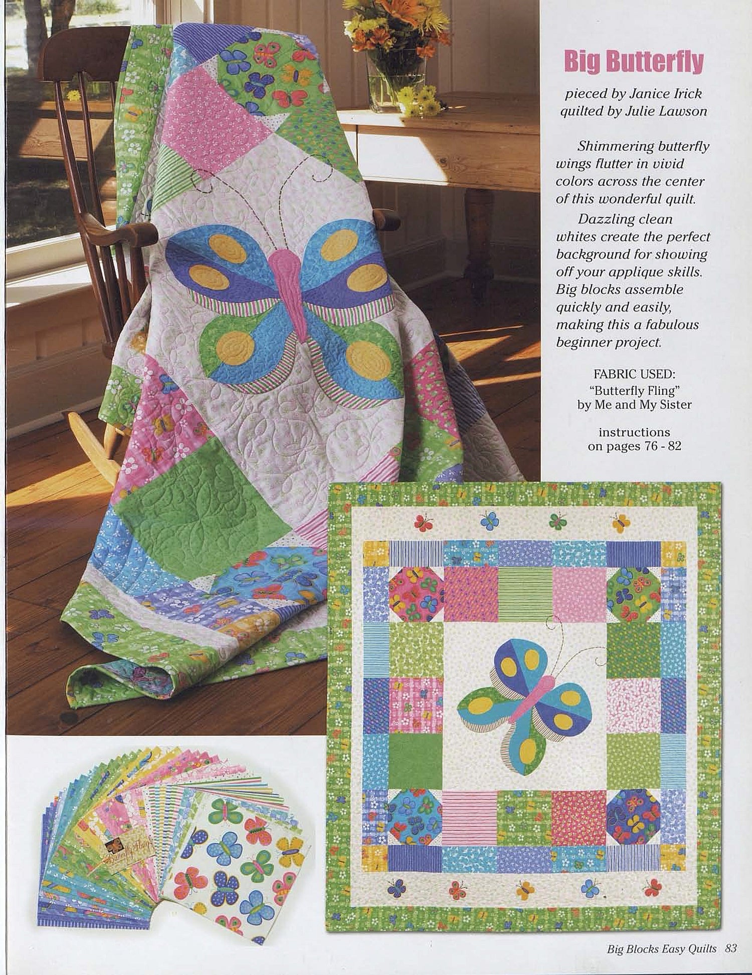 Big Blocks Easy Quilts - Fox Chapel Publishing Co.