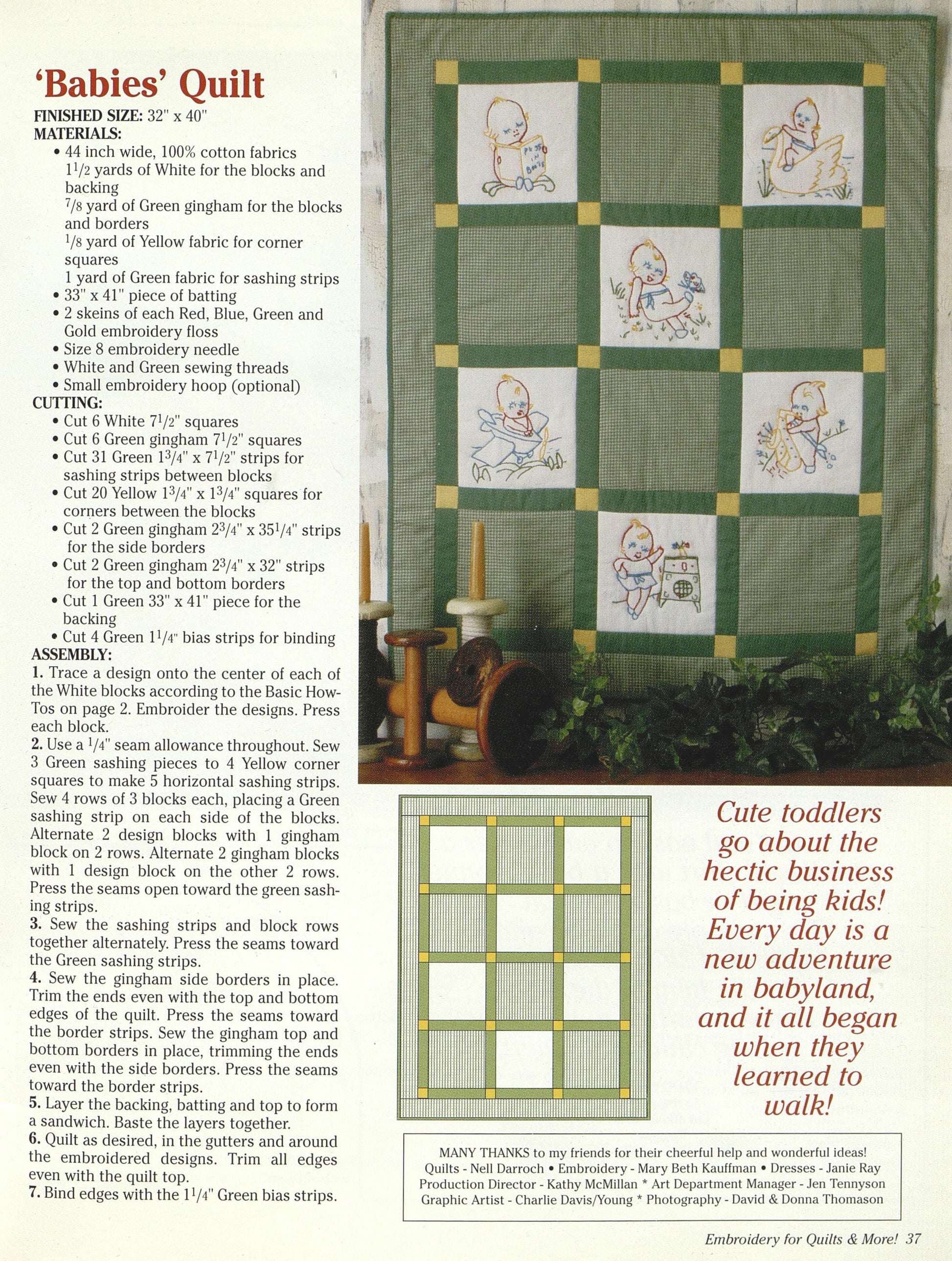 Embroidery for Quilts & More - Fox Chapel Publishing Co.