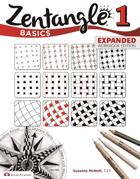 Zentangle (R) 2, Expanded Workbook Edition (Design Originals) Featuring  Ideas for Scrapbooks & Journals, More than 40 New Tangles: Suzanne McNeill:  9781574219104: : Books