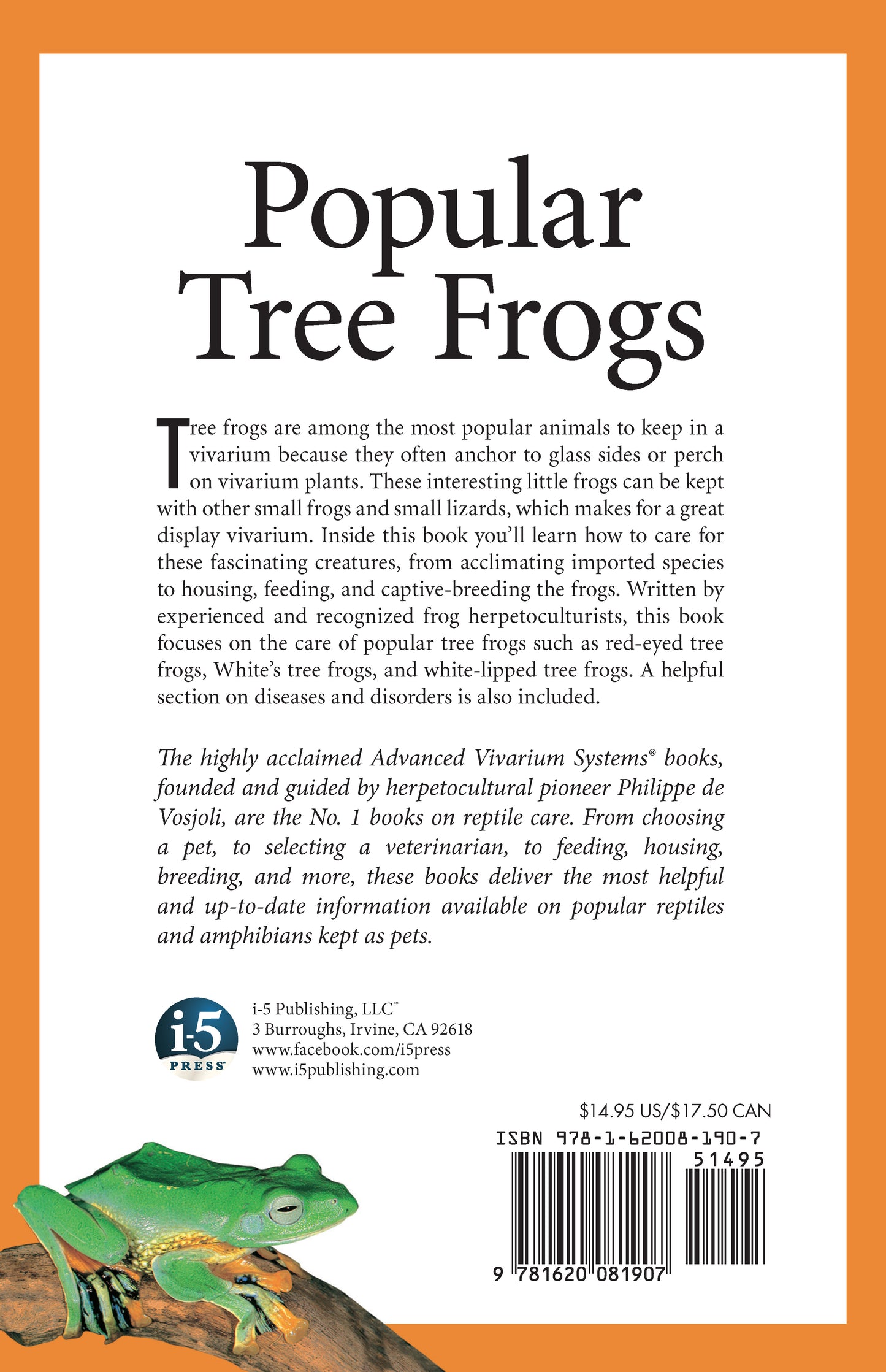 Popular Tree Frogs (Advanced Vivarium Systems)