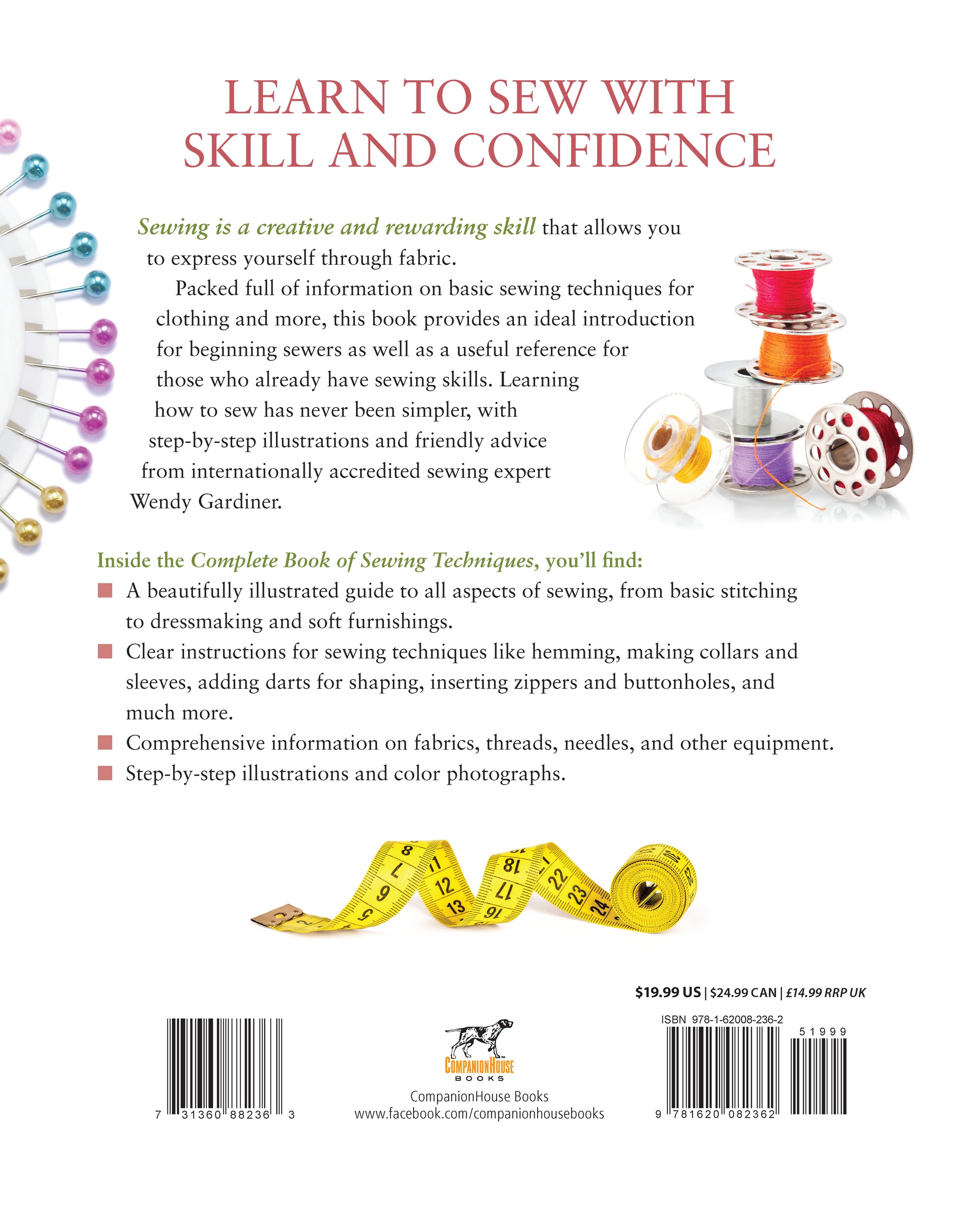 Complete Book of Sewing Techniques - Fox Chapel Publishing Co.