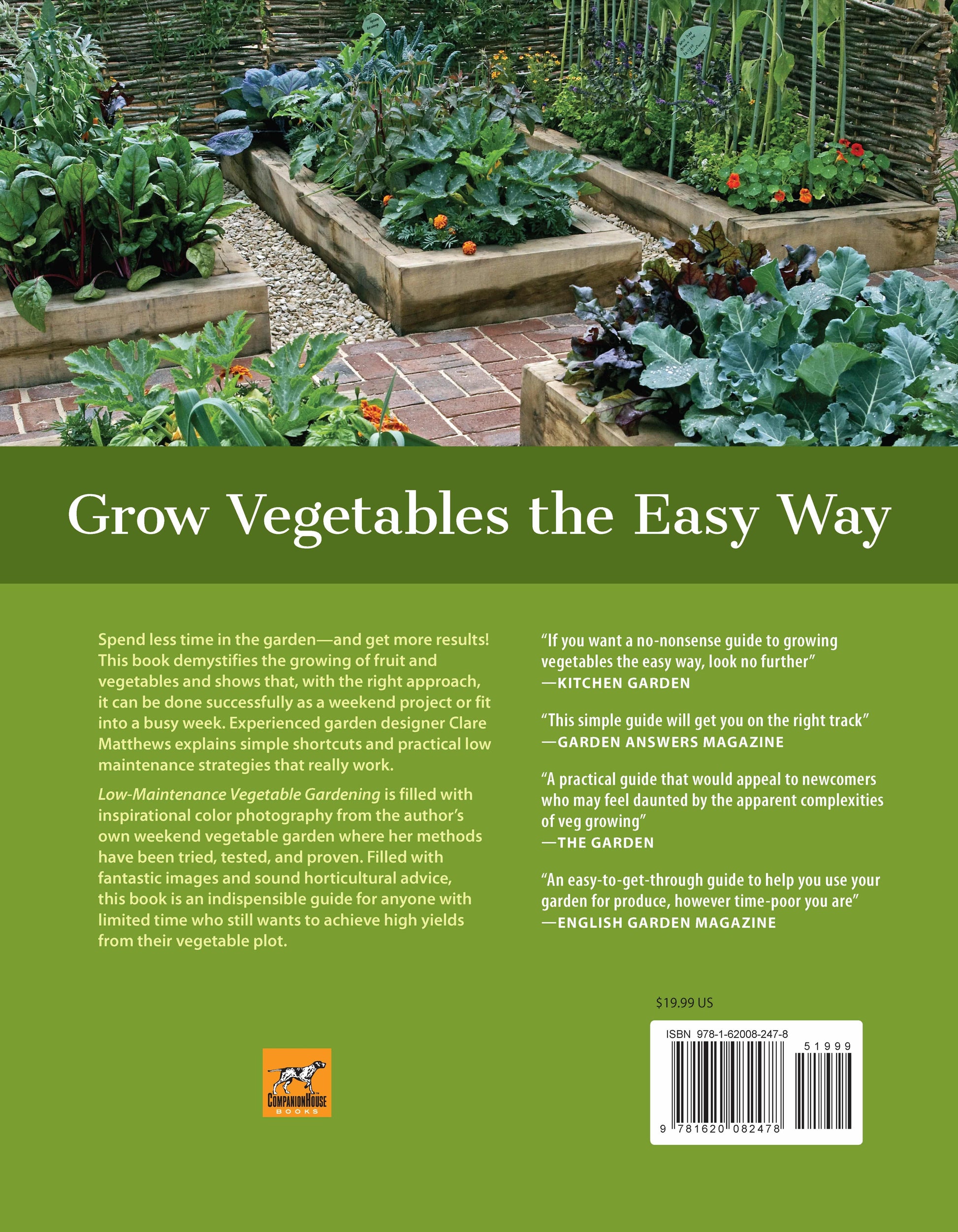 Low-Maintenance Vegetable Gardening - Fox Chapel Publishing Co.