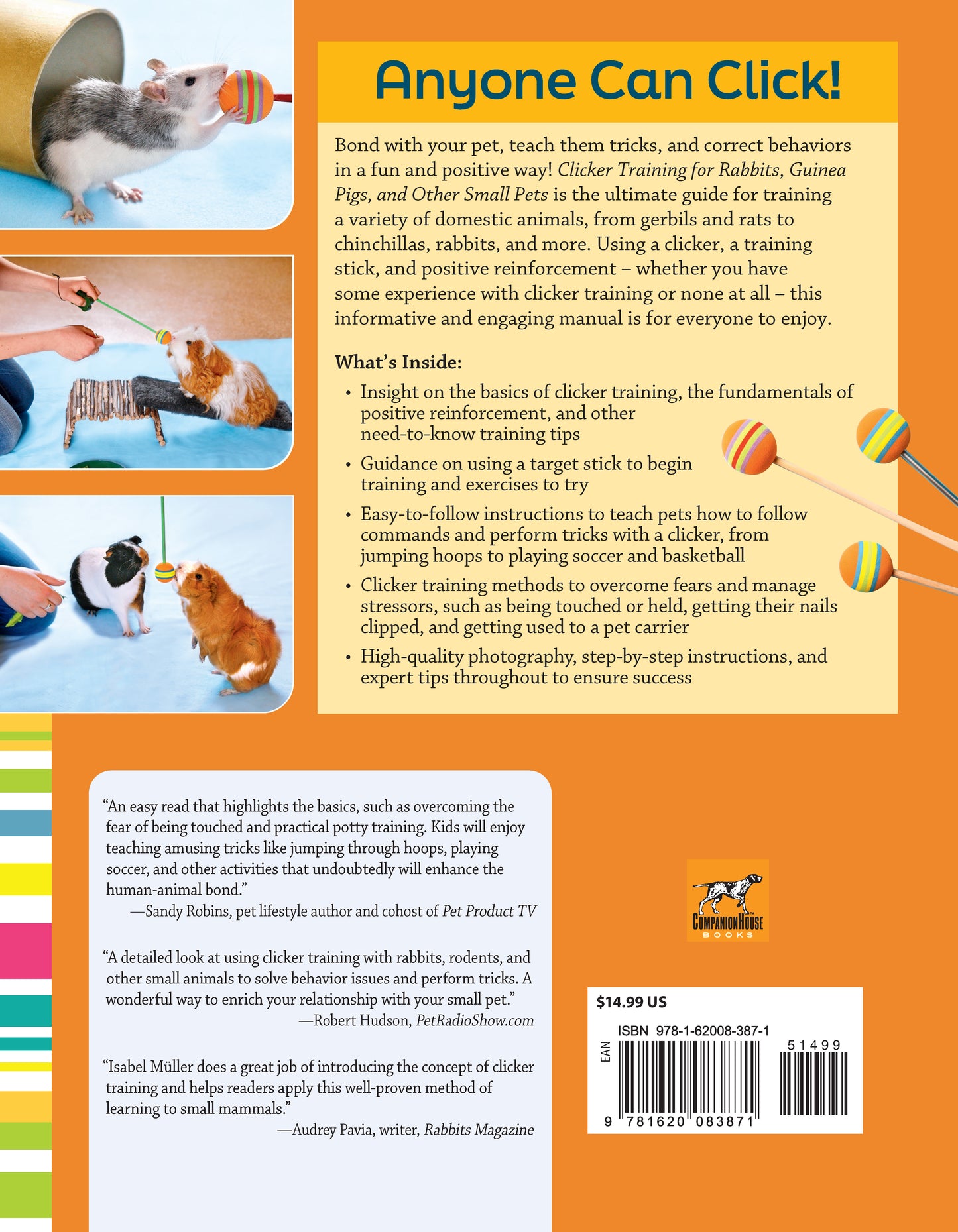 Clicker Training for Rabbits, Guinea Pigs, and Other Small Pets