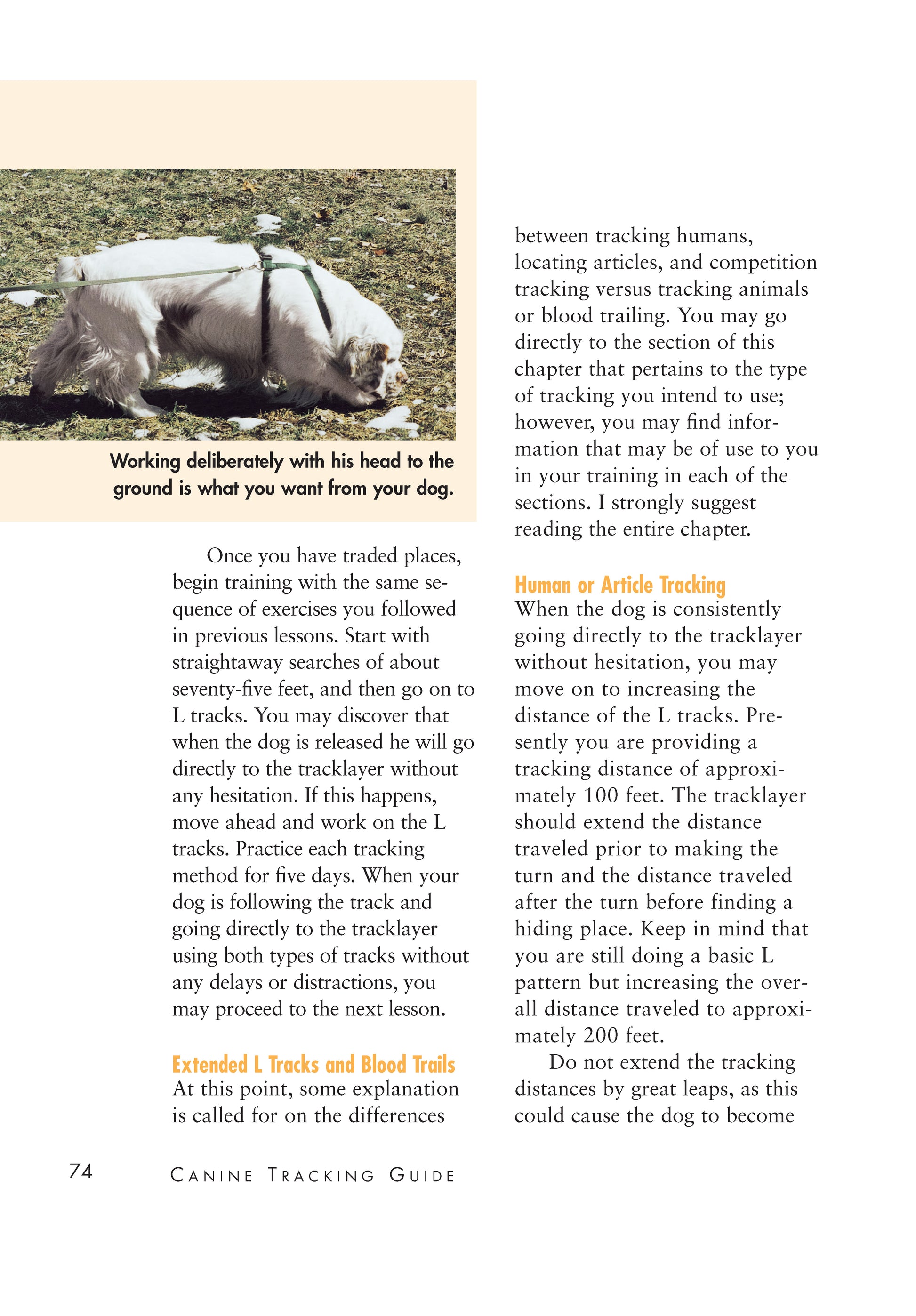 Canine Tracking Guide - Fox Chapel Publishing Co.