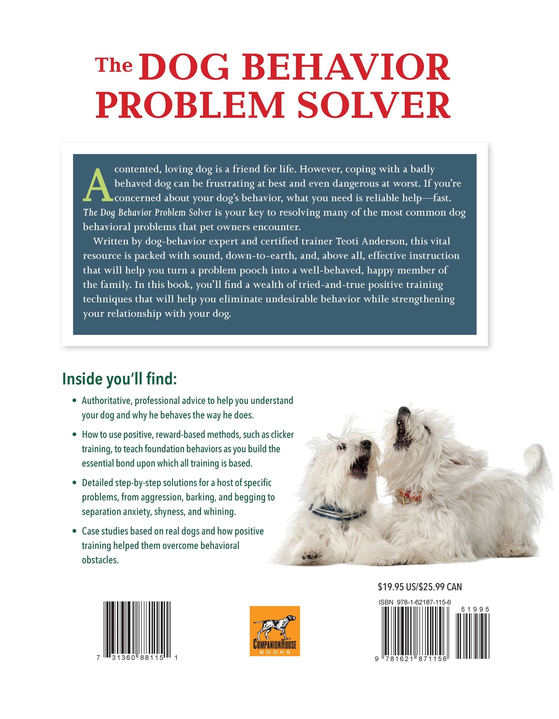 The Dog Behavior Problem Solver - Fox Chapel Publishing Co.
