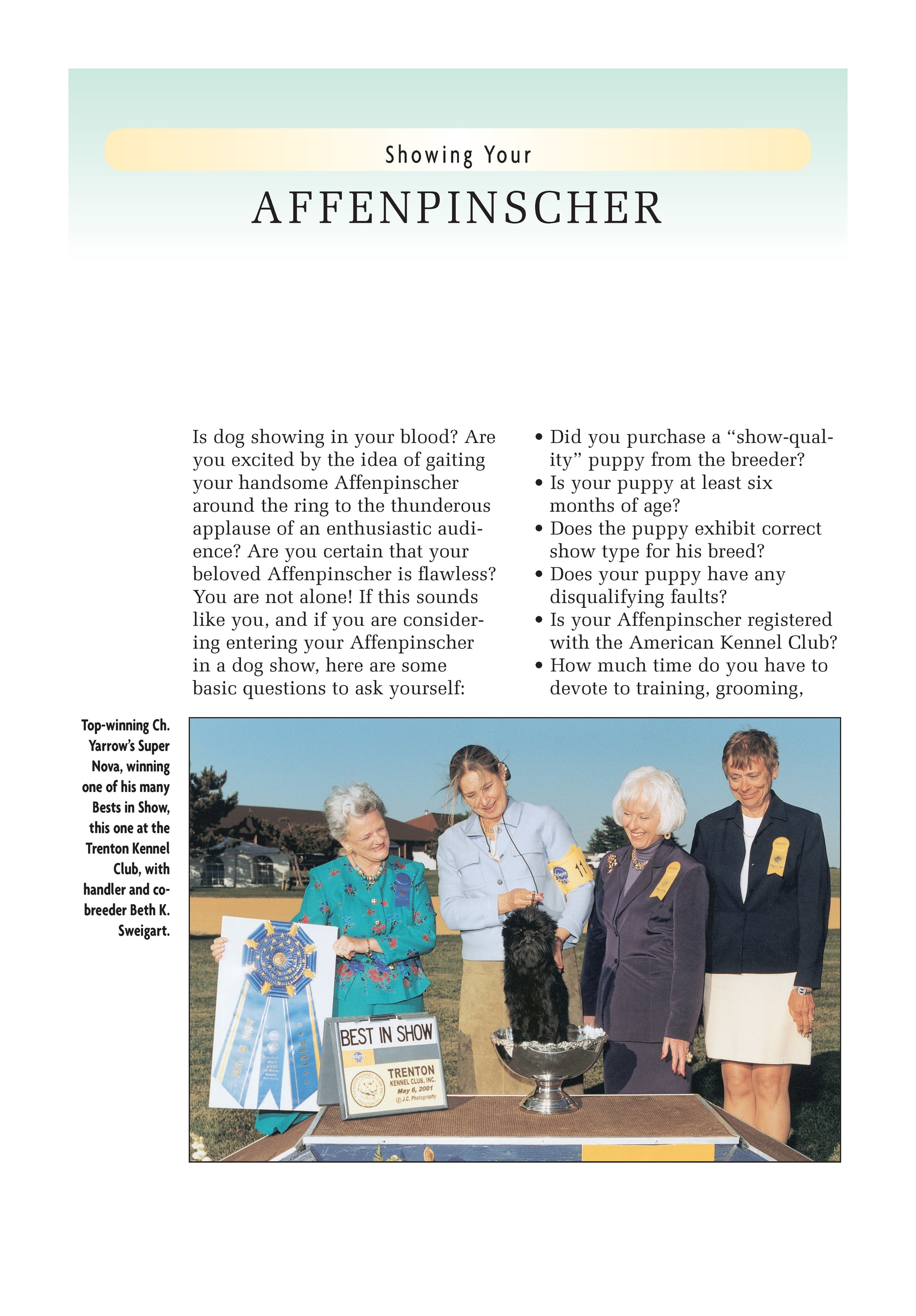 Affenpinscher (Comprehensive Owner's Guide) - Fox Chapel Publishing Co.