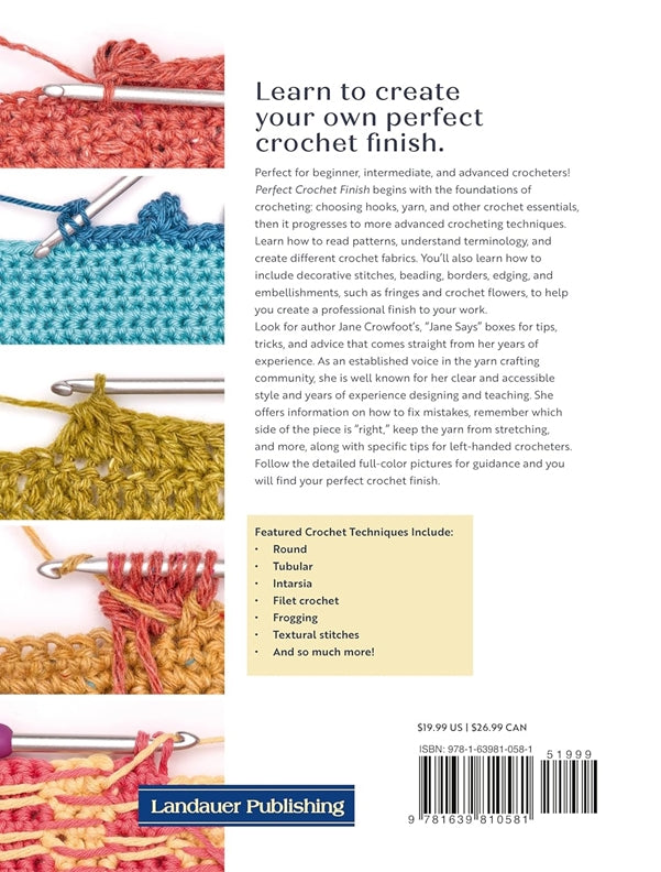 Perfect Crochet Finish - Fox Chapel Publishing Co.
