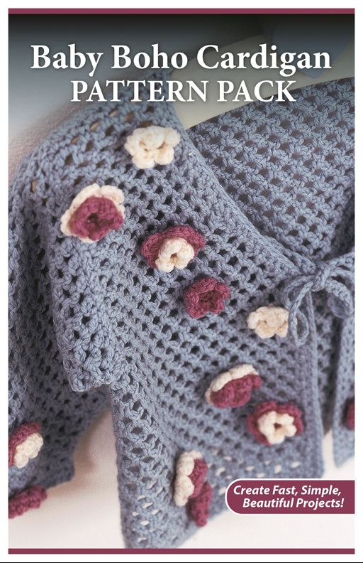 Baby Boho Cardigan Pattern Pack