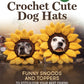 Sookie and Ivy Crochet Cute Dog Hats