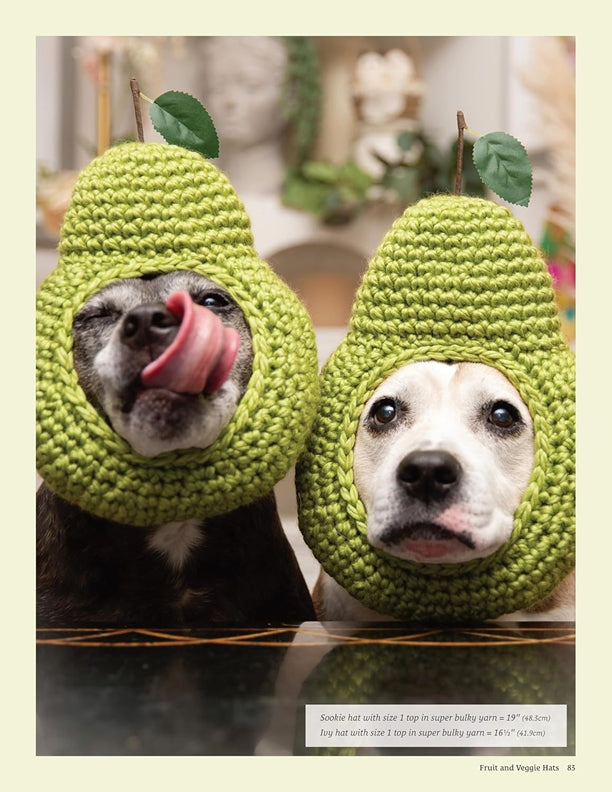 Sookie and Ivy Crochet Cute Dog Hats