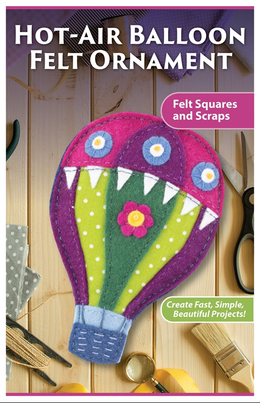 Hot-Air Balloon Felt Ornament Pattern Pack