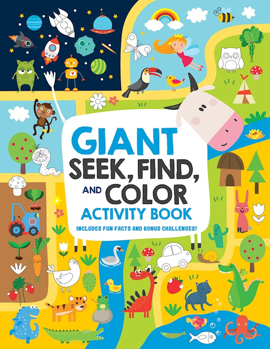 Giant Seek, Find, and Color Activity Book