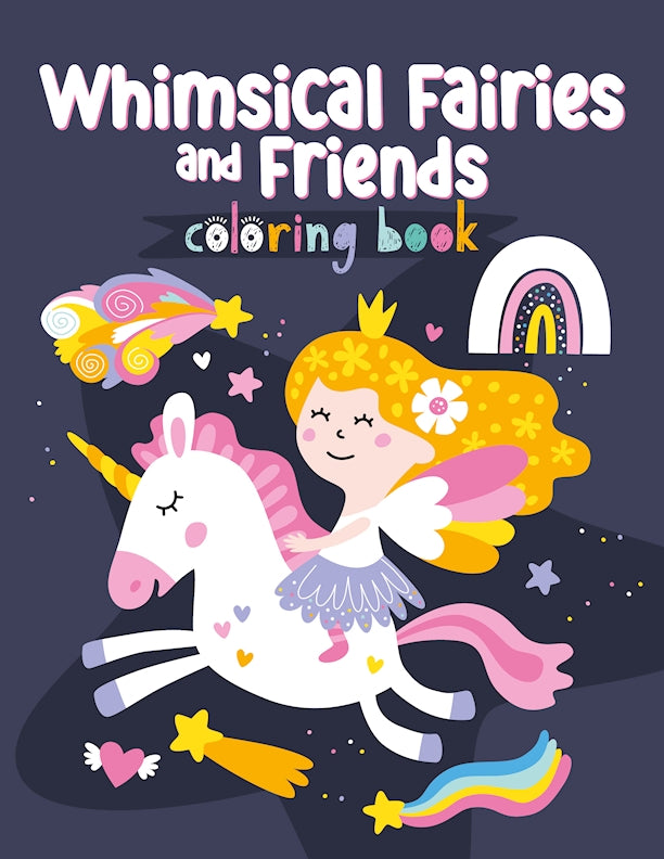 Whimsical Fairies and Friends Coloring Book - Fox Chapel Publishing Co.