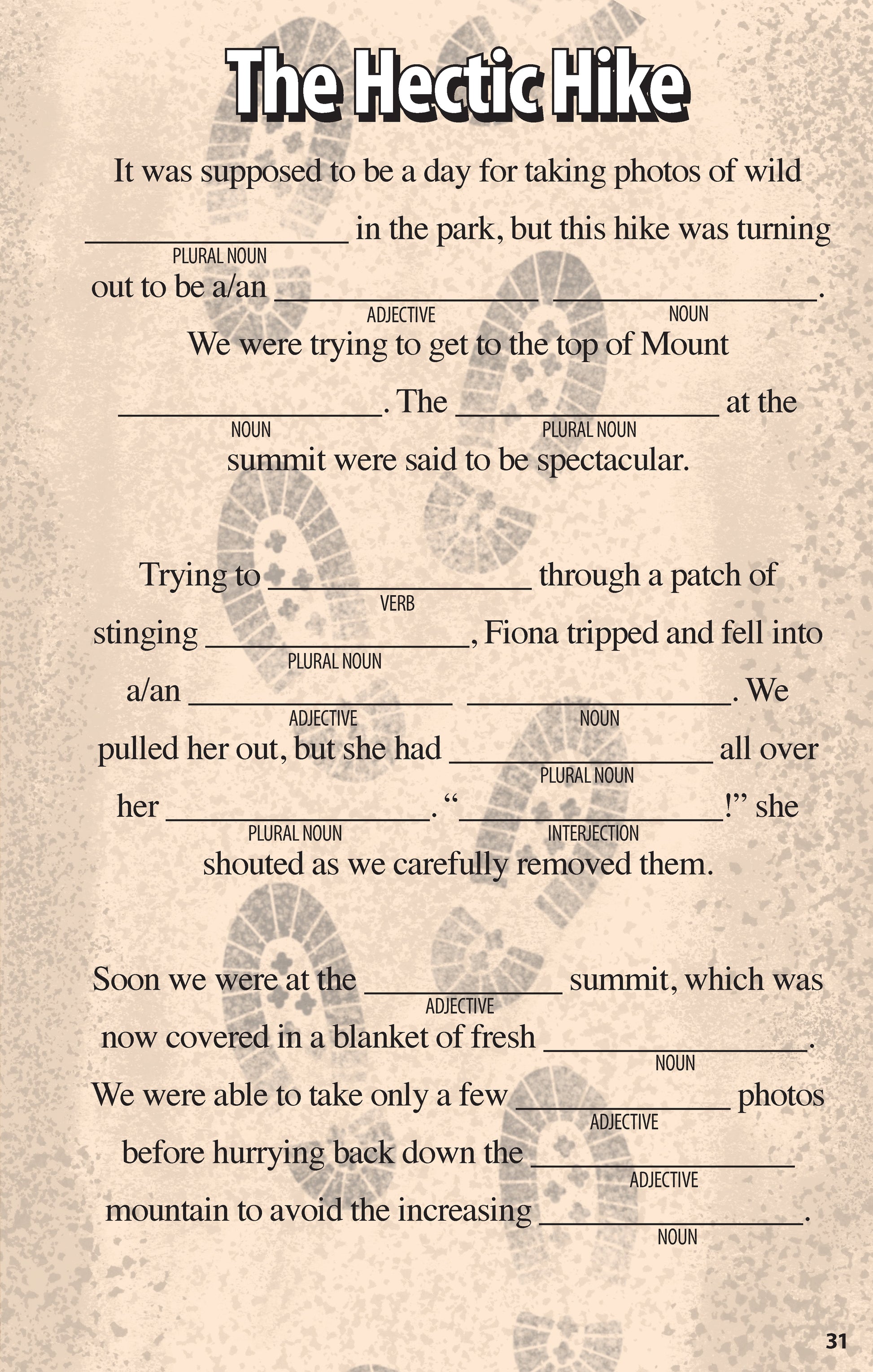 Sports Funny Fill-Ins for Kids - Fox Chapel Publishing Co.