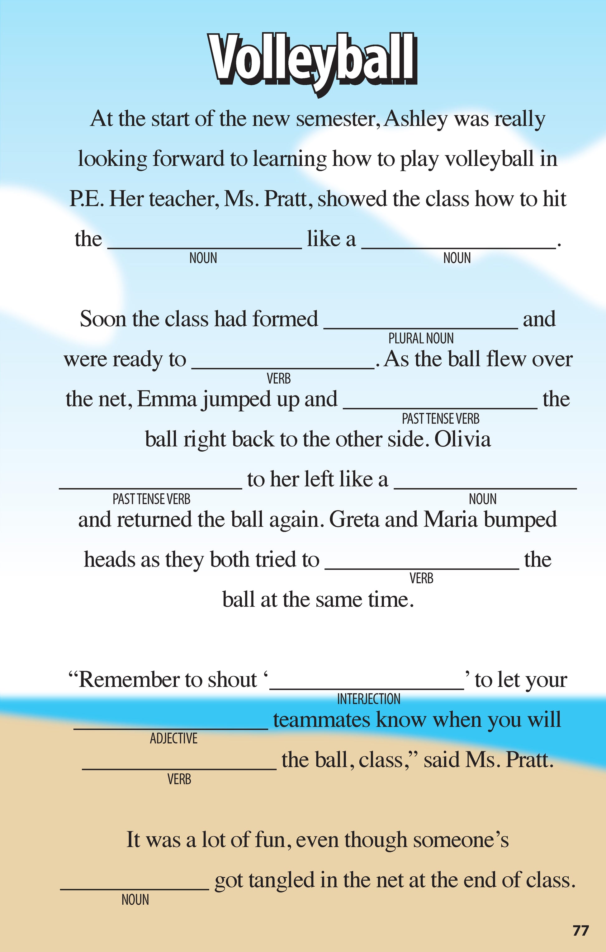 Sports Funny Fill-Ins for Kids - Fox Chapel Publishing Co.