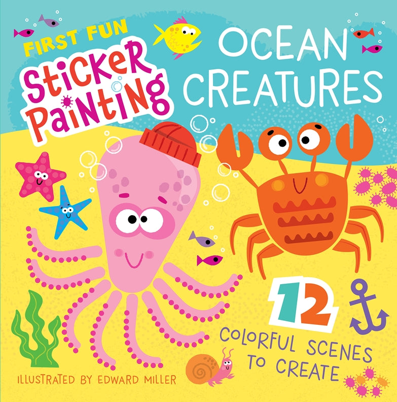 Sticker Paint Examples First Fun Sticker Painting: Ocean Creatures – Fox Chapel Publishing Co.