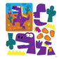 First Fun Sticker Painting: Dinosaurs