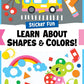 Sticker Fun: Learn About Shapes & Colors!