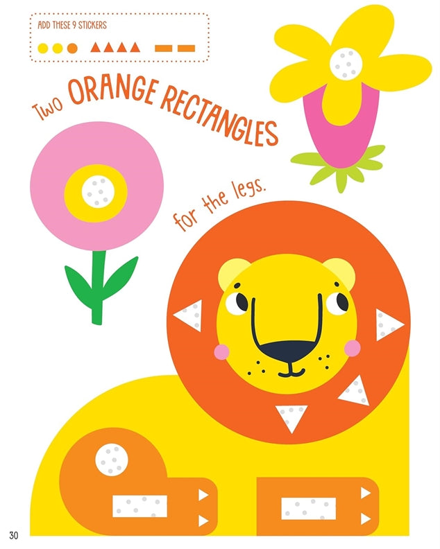 Sticker Fun: Learn About Shapes & Colors!