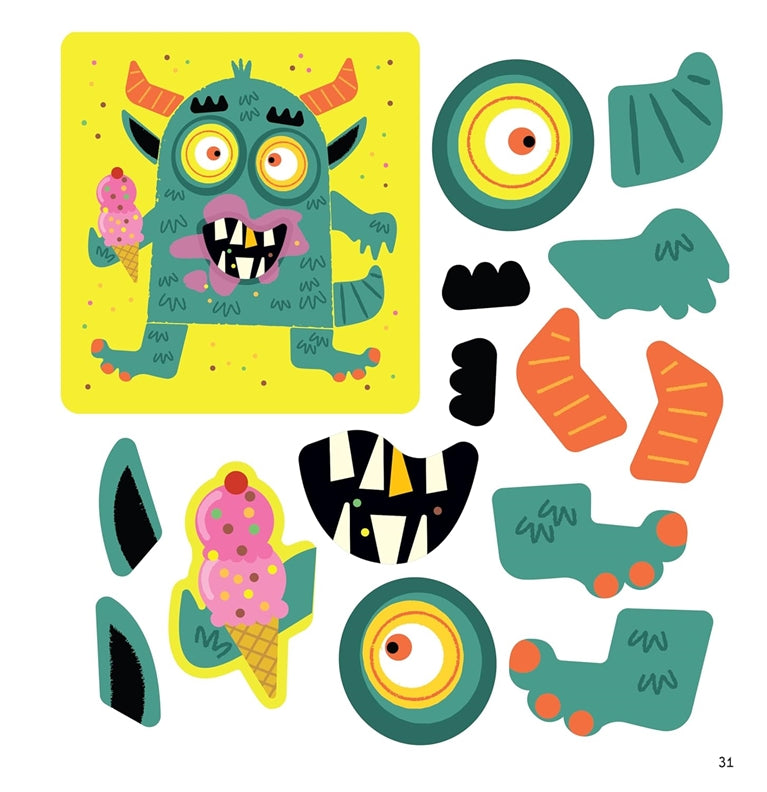 First Fun Sticker Painting: Monster Friends