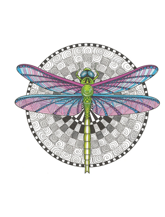 TangleEasy Guided Journal Dragonfly