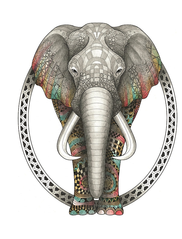 TangleEasy Lined Journal Elephant