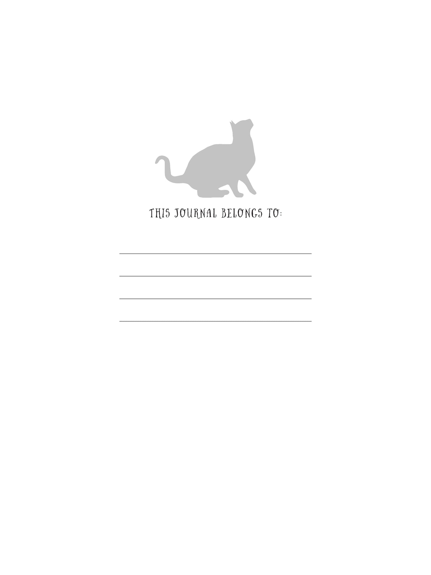 Dean Russo Shiva Cat Journal