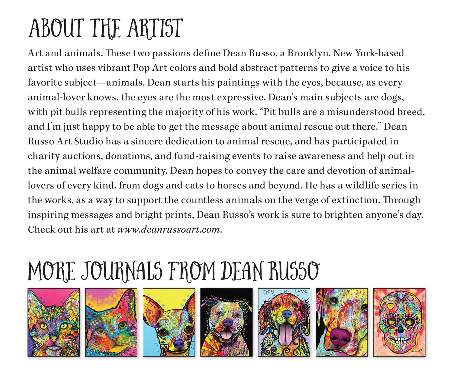 Dean Russo Skull Mosaic Journal