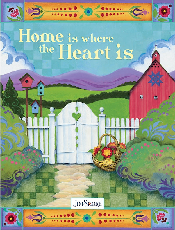 Home is Where the Heart is Lined Journal