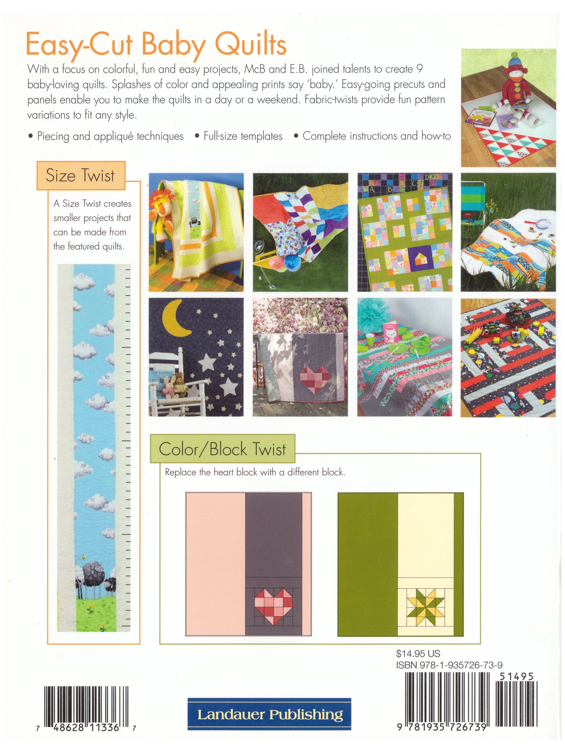 Easy-Cut Baby Quilts - Fox Chapel Publishing Co.