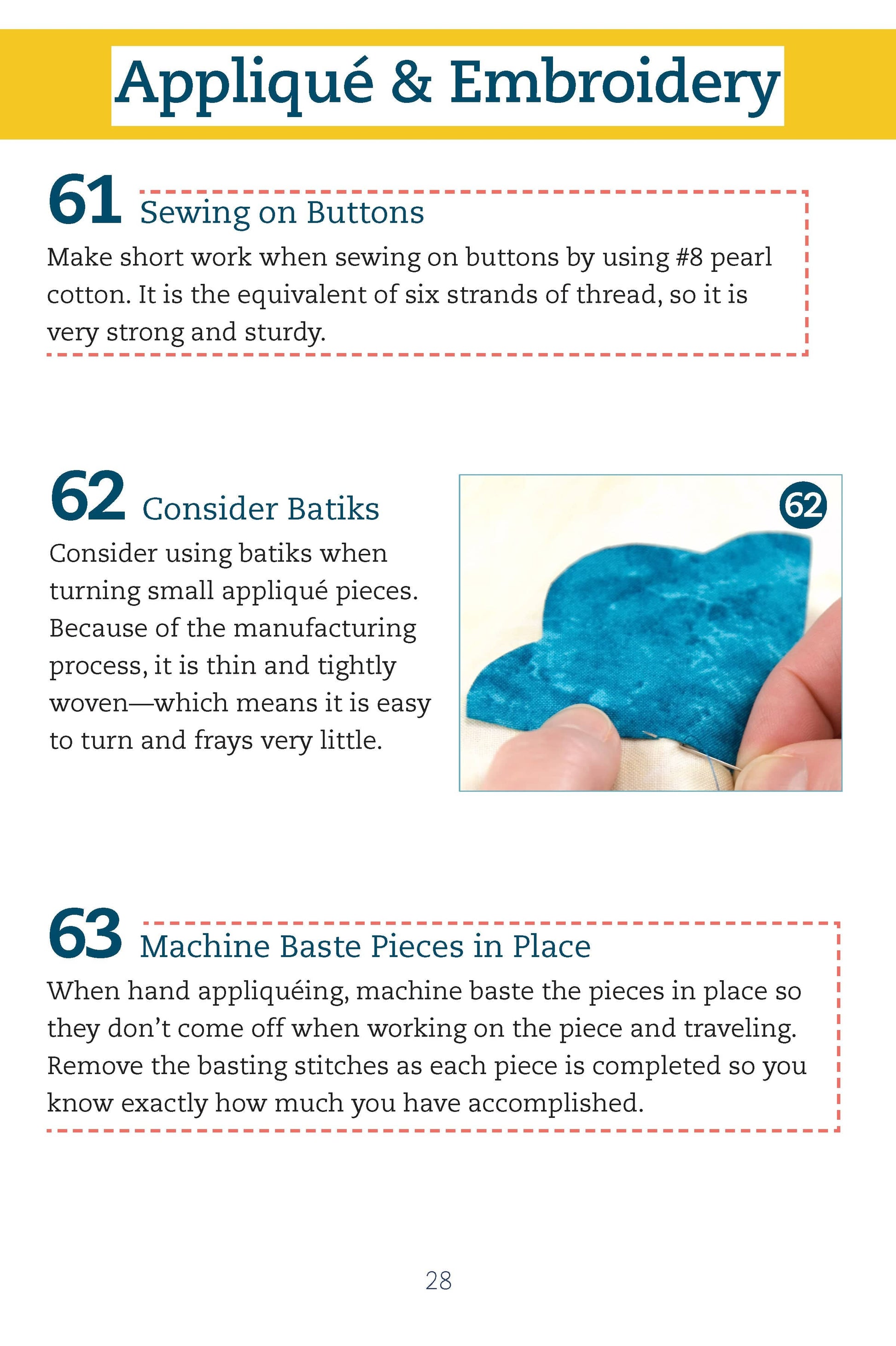 Pocket Guide to Quilting Tips & Tricks - Fox Chapel Publishing Co.